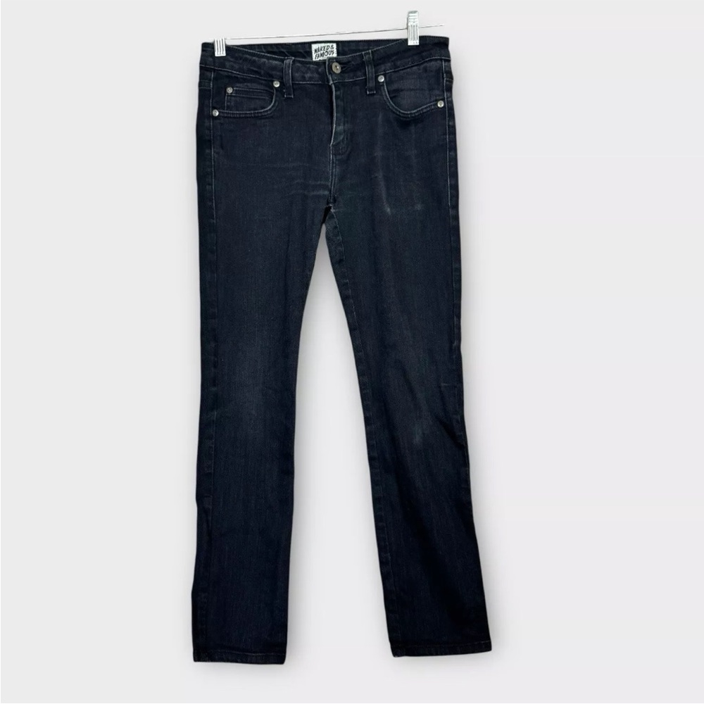 Naked & Famous Skinny Guy Jeans Mens Size 31 Fits 30x28 Black Power Stretch